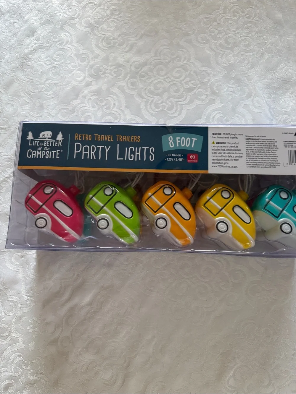 Retro Travel Trailer LED Party Lights - Multi-Color